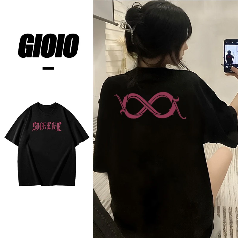 FNFE未图漠国朝高街短袖T恤男女ins宽松慵懒风百搭休闲时尚时尚