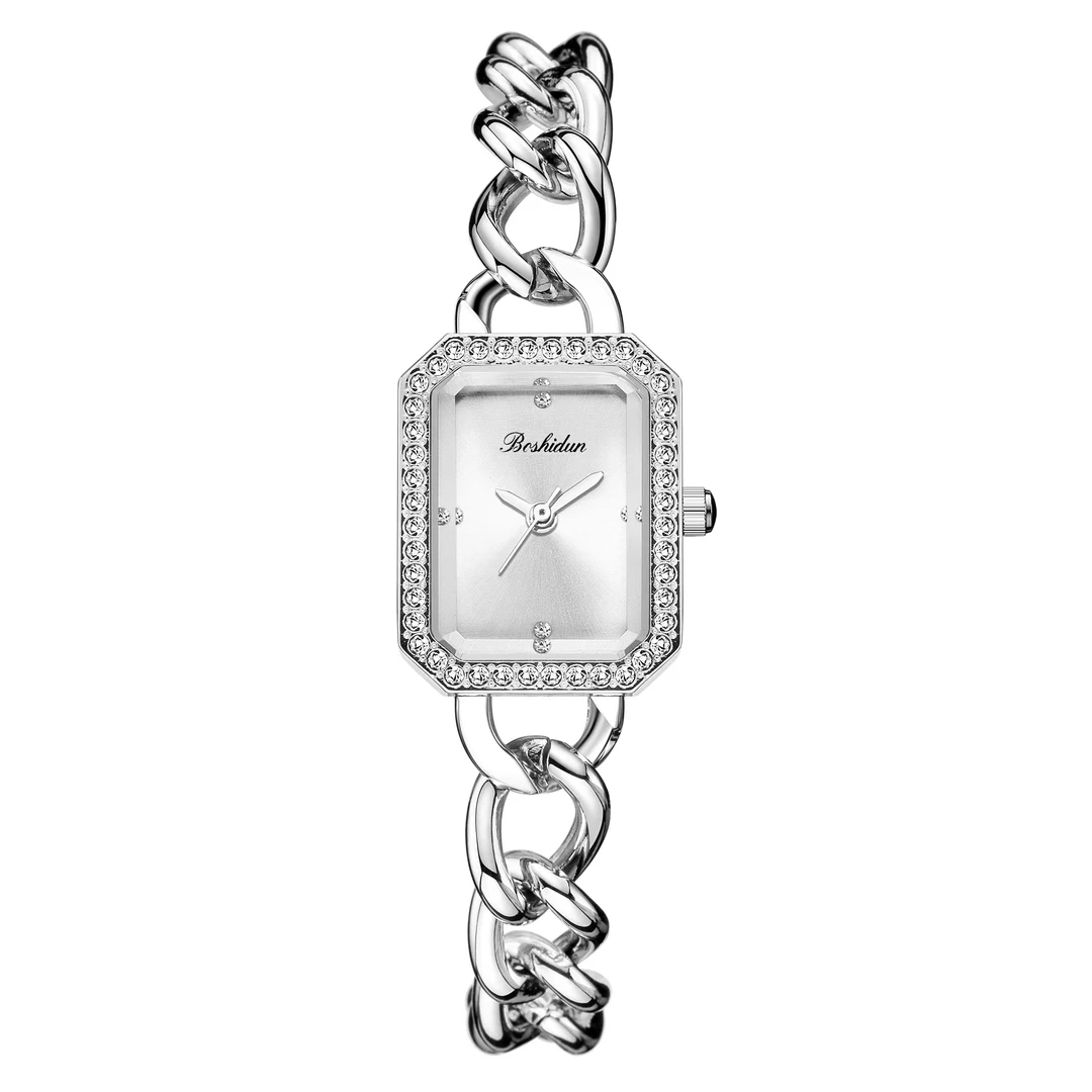 时尚轻奢小香风手链精美小巧镶钻女士腕表8146专属