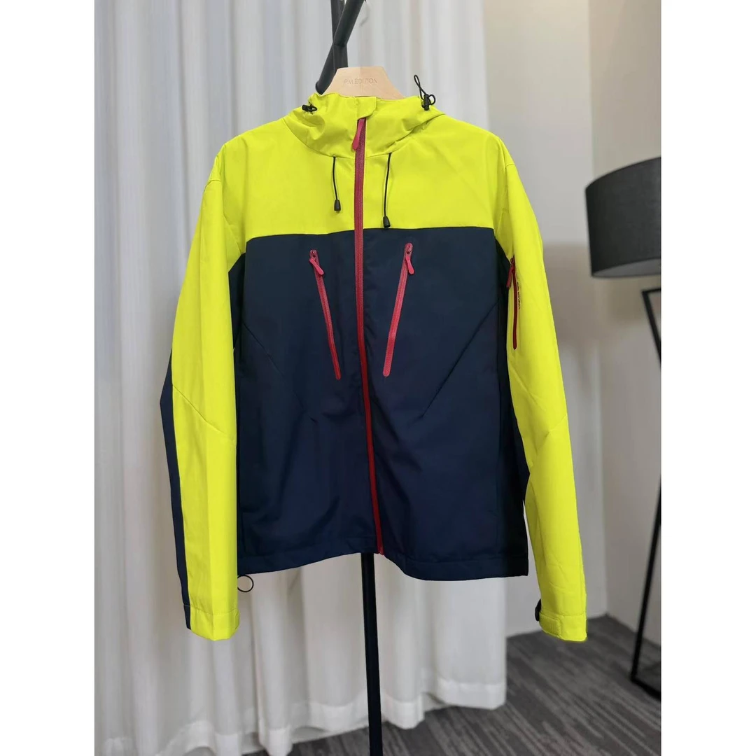 马丁叔叔 25开春新款三防防风防水防刮撞色冲锋衣 767