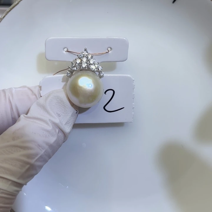 淡水珍珠颈饰银S925镶嵌