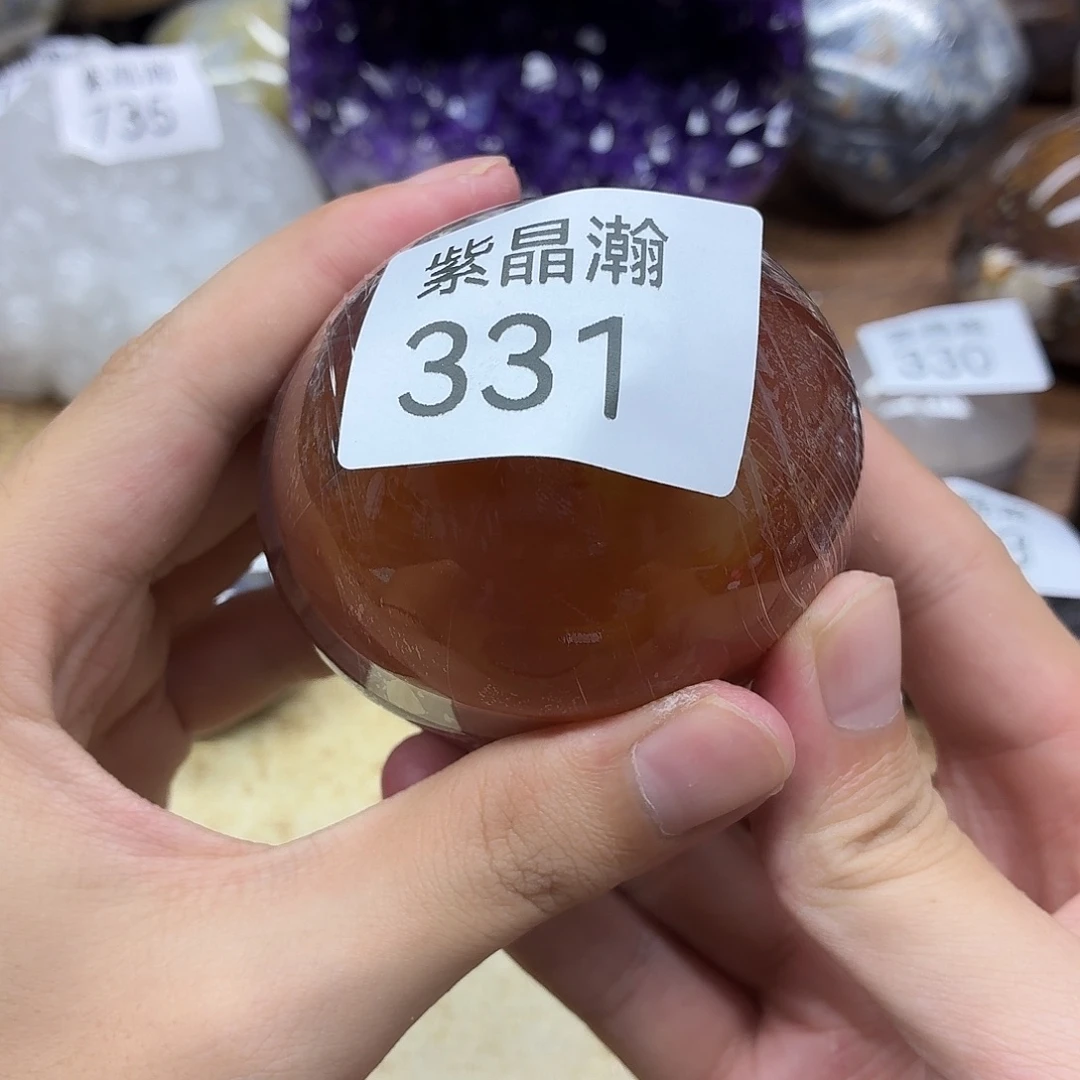 橙***品未镶嵌大型摆件（非配饰）水晶