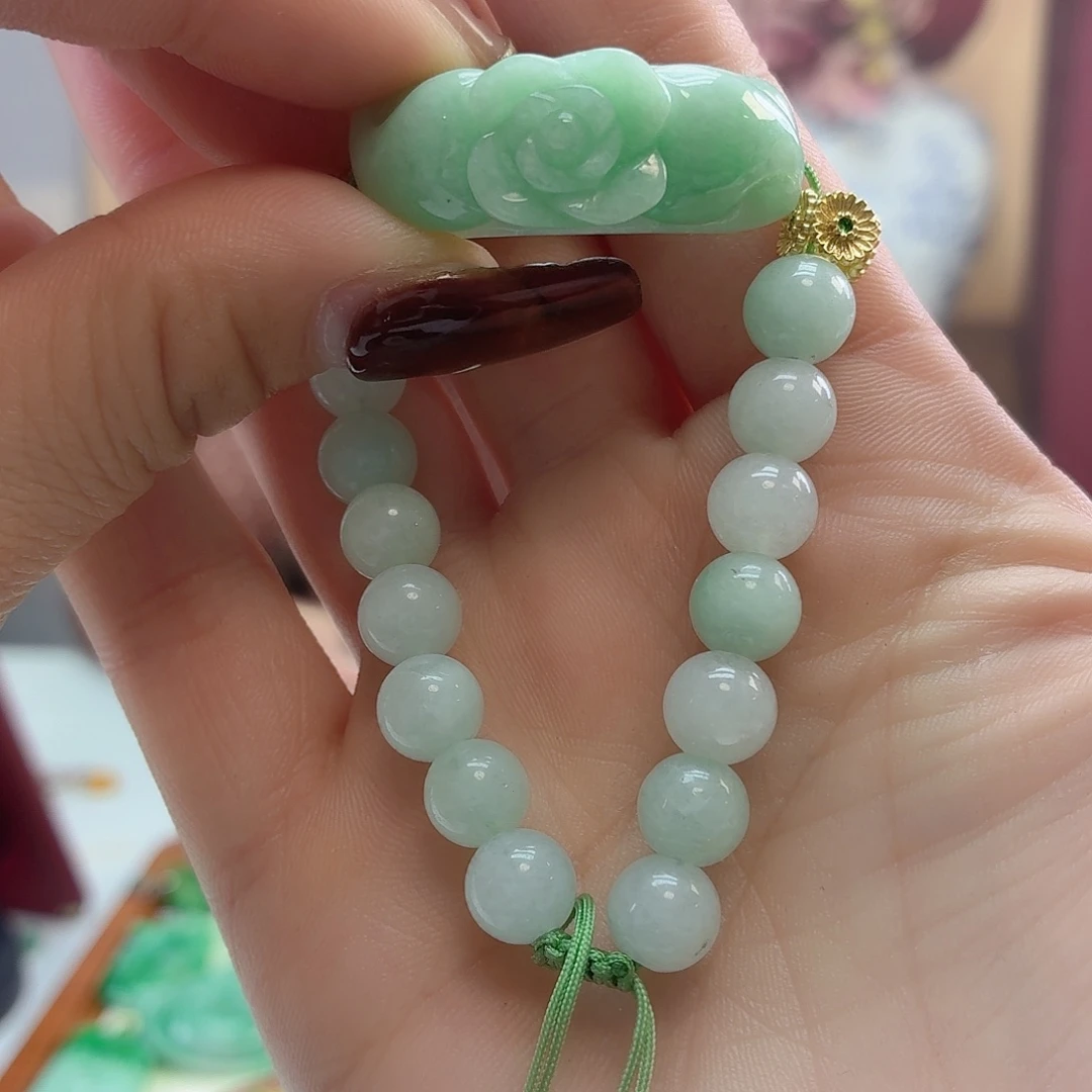 翡翠未镶嵌手链翡翠