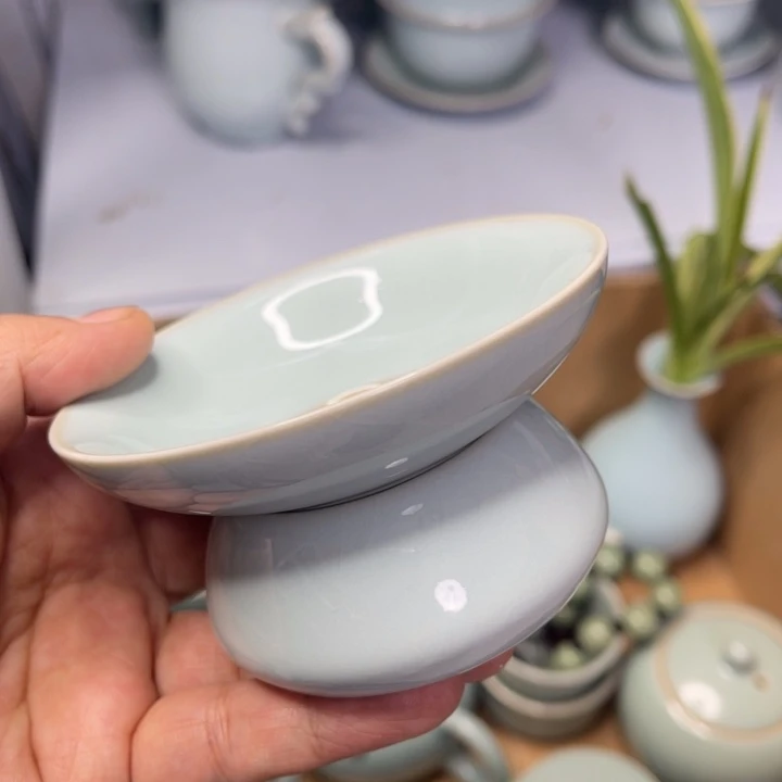 四***禄汝州原矿原釉微瑕茶漏