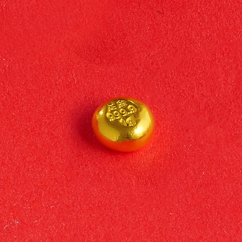 【雷雷专享】足金999 投资小金豆1g 多样性发一（赠许愿瓶） TZJ5027