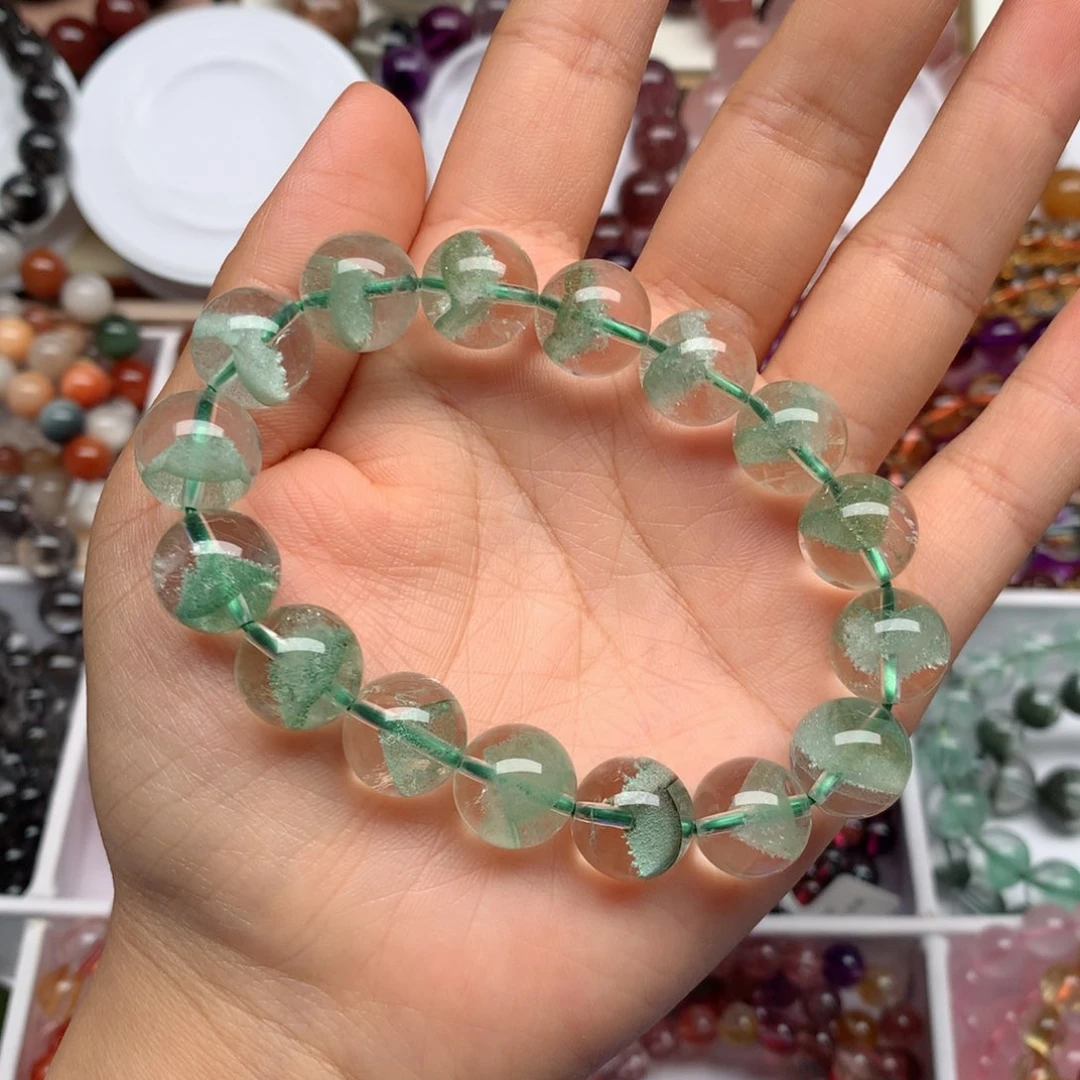 为***、水晶手链未镶嵌翠幽灵12.6