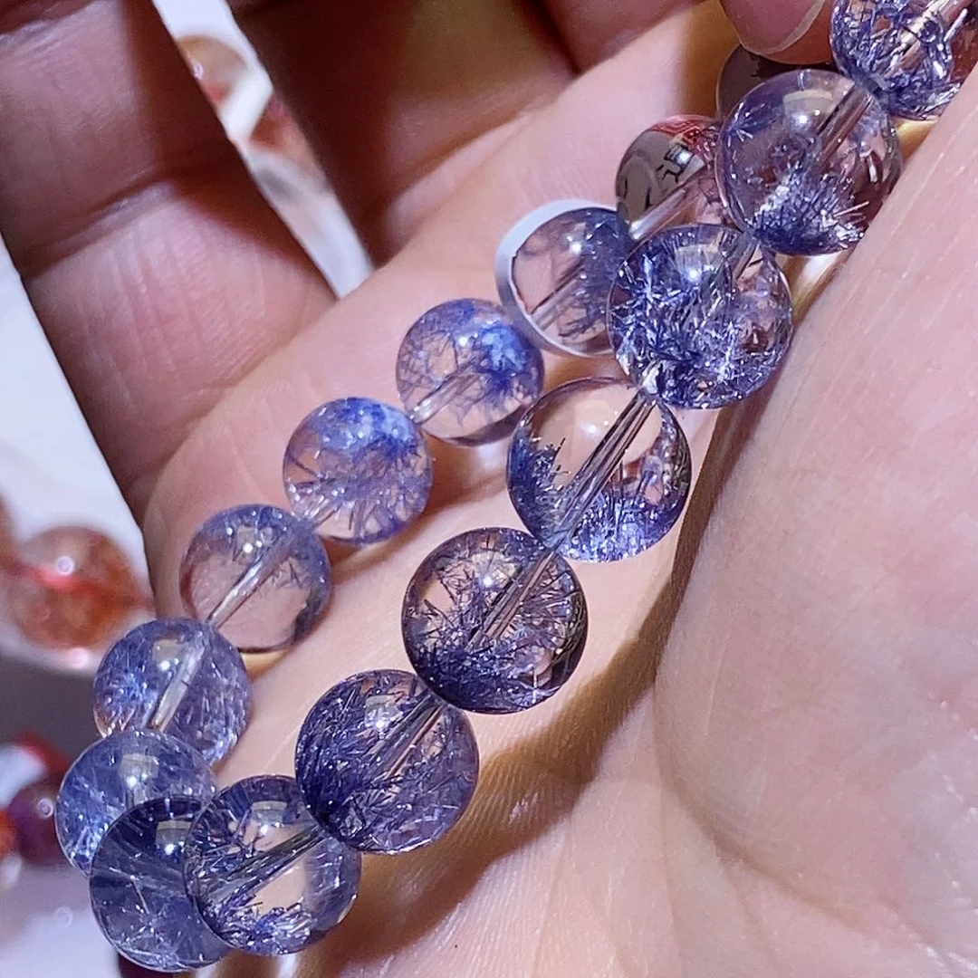 未镶嵌手链水晶蓝线10