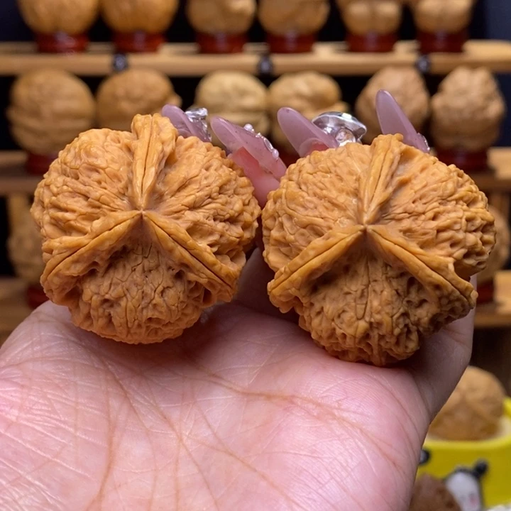 把件文玩核桃凌云三棱27号39尺正奔