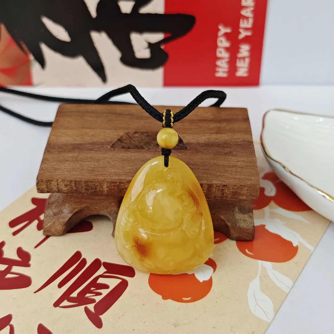 【松岗遇丽珠宝】天然蜜蜡 10224042-吊坠