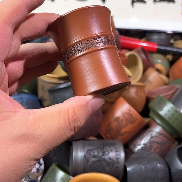 茶杯紫砂只**你全手工紫砂主人杯