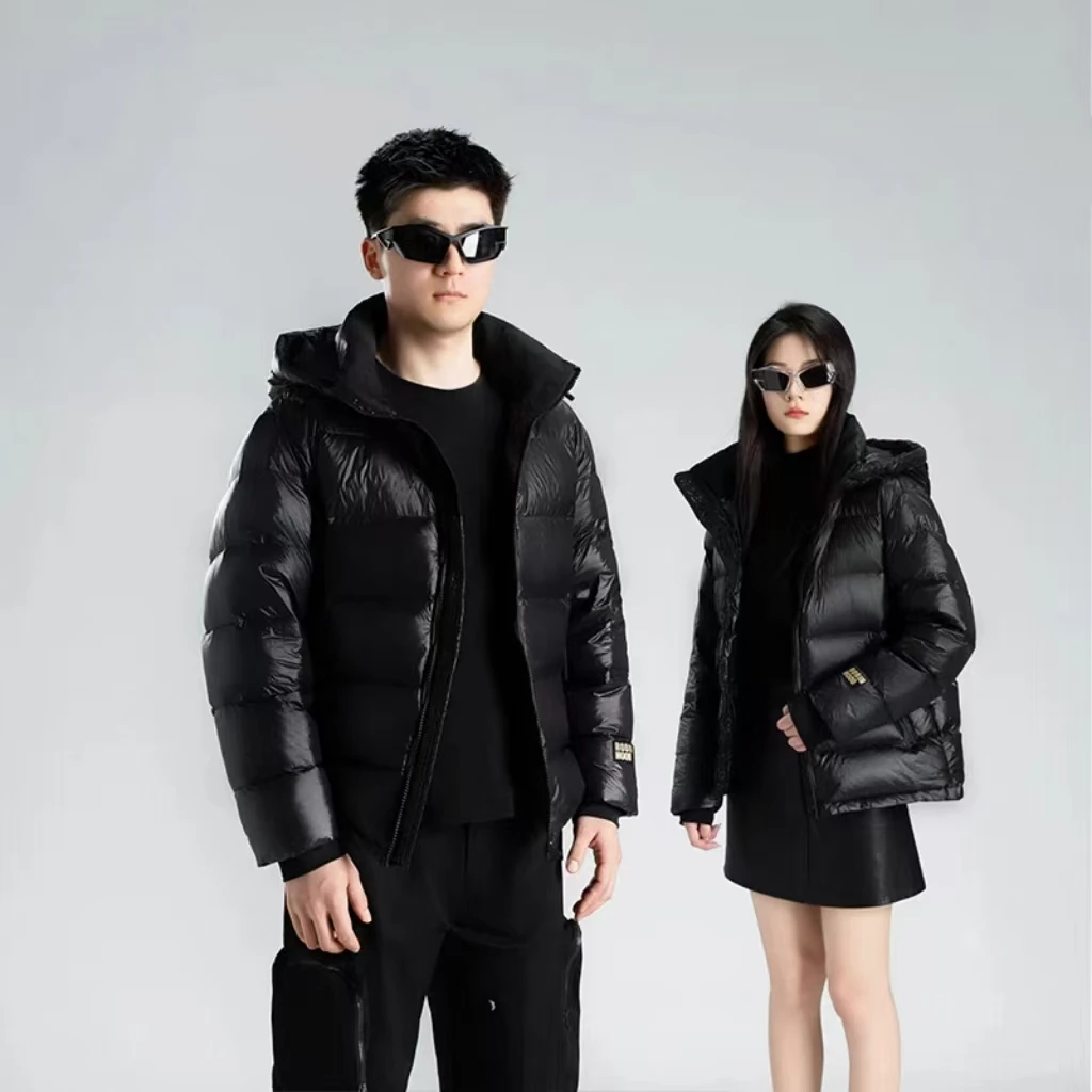 【年底清仓/90鸭绒短款】羽绒服男女同款情侣款冬季保暖