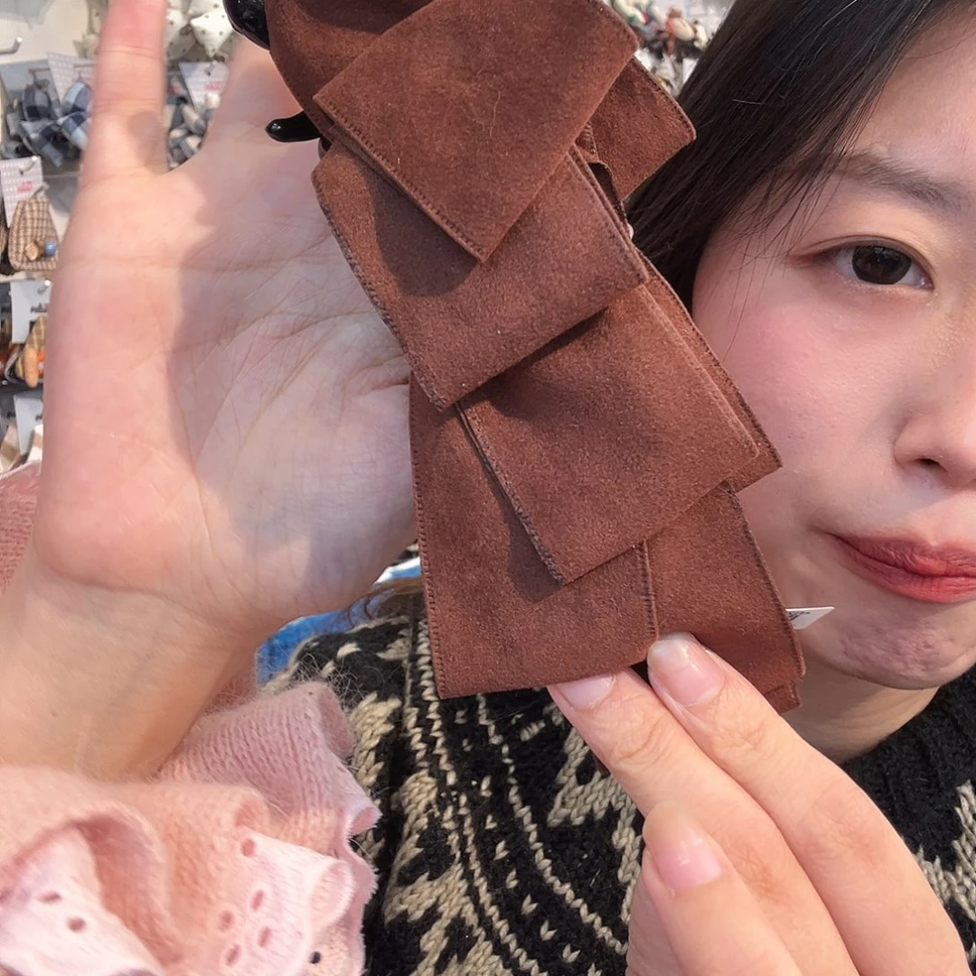 皮质铁合金棕色香蕉夹
