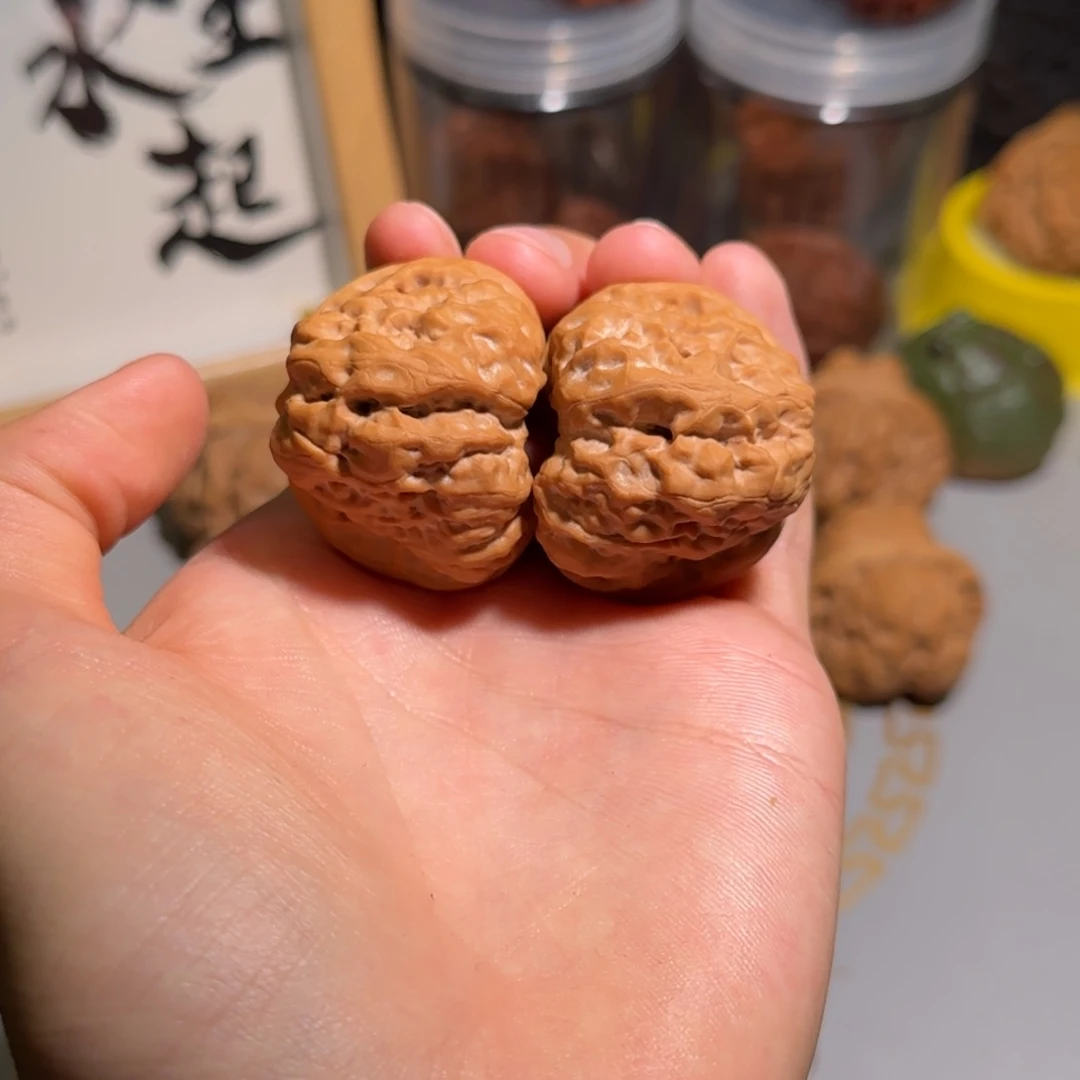 文玩核桃吊坠@***头怀柔蛤蟆头39