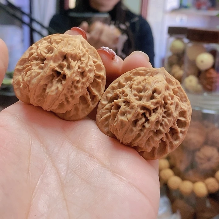 【闪购商品】文玩核桃把件40.5老款狮子头