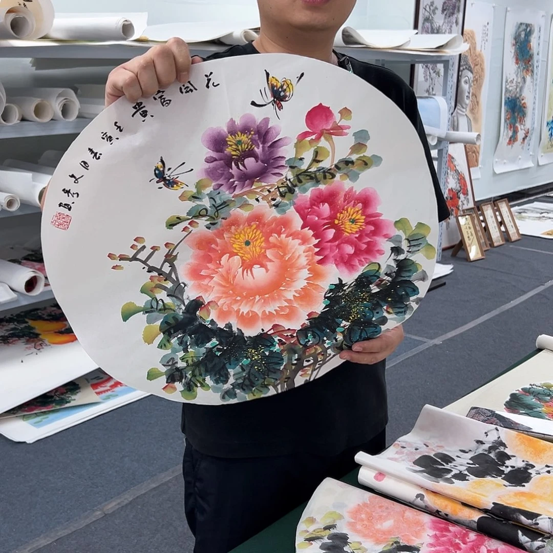 国画国画作品宣纸纯手绘