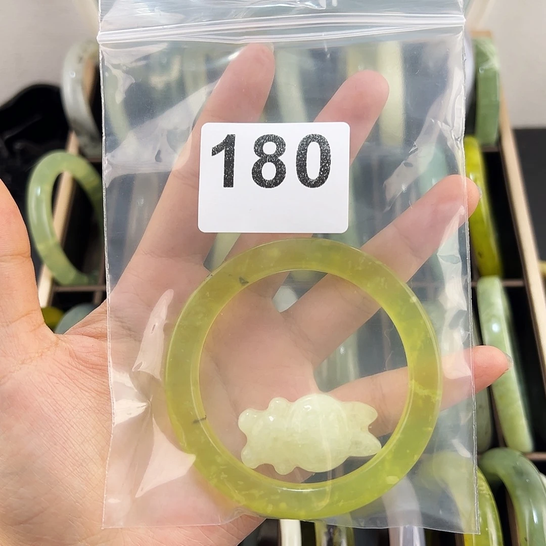 0***~蛇纹石玉未镶嵌手镯