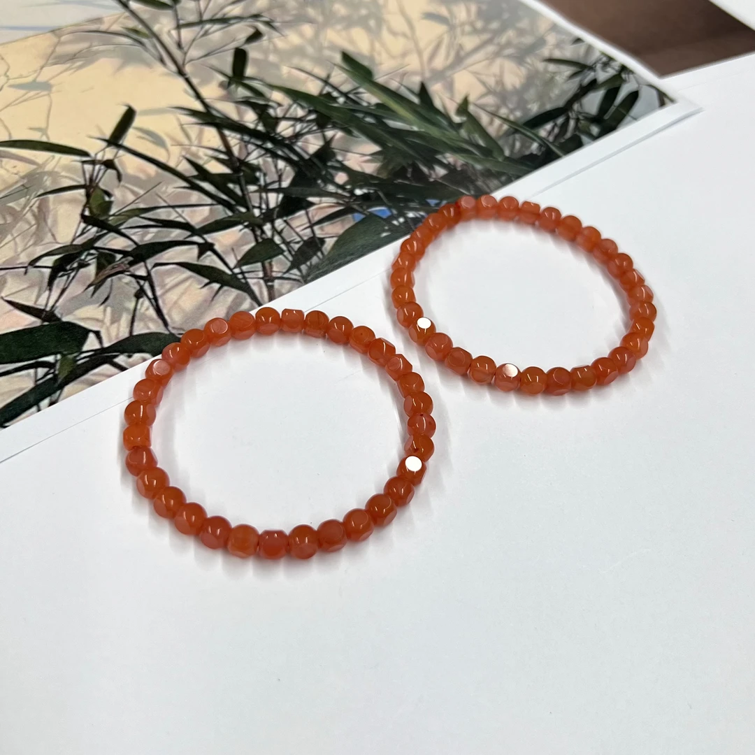 【小宝珠宝】10 T27954-南红单圈手串-多样性发一件 -5mm