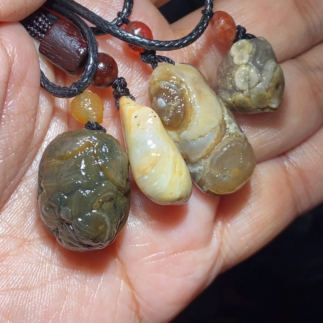 玛瑙/玉髓合金珠宝半成品