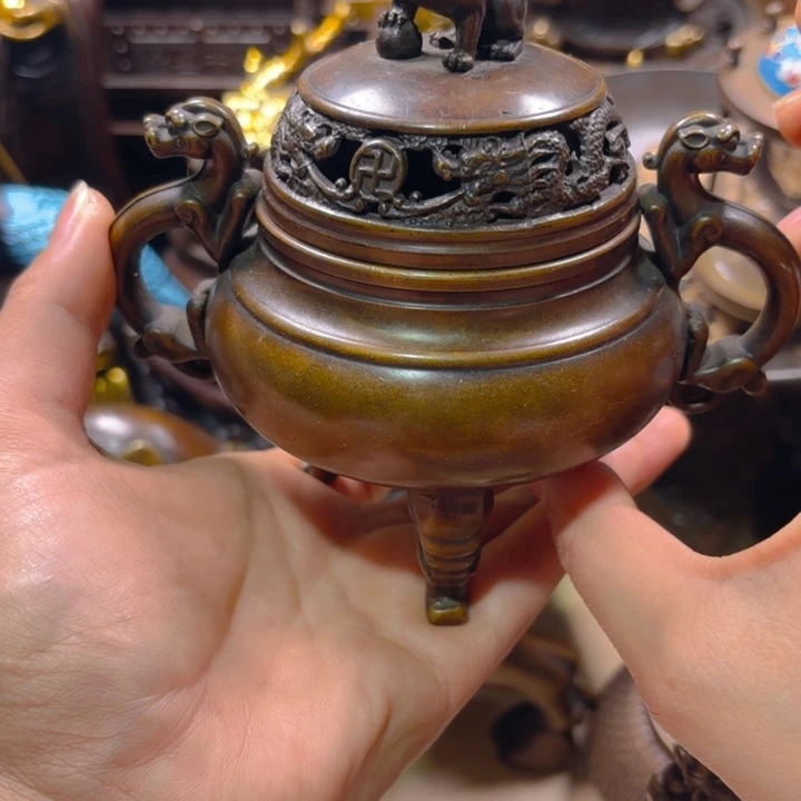 铜器摆件收收藏藏