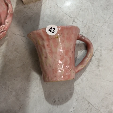 碗手工手捏咖啡杯壶承