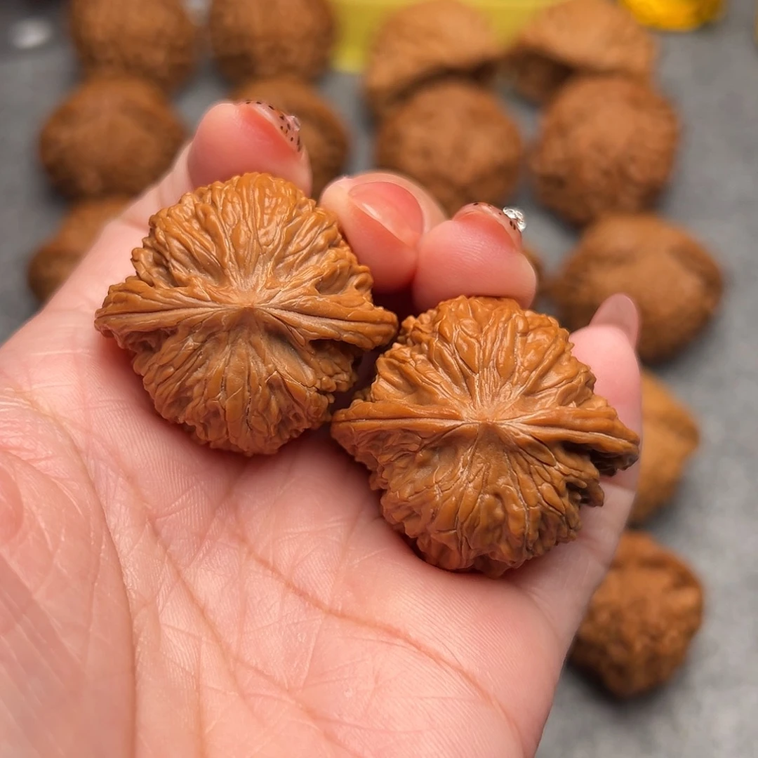 把件文玩核桃精品福利磨盘狮子头36全品