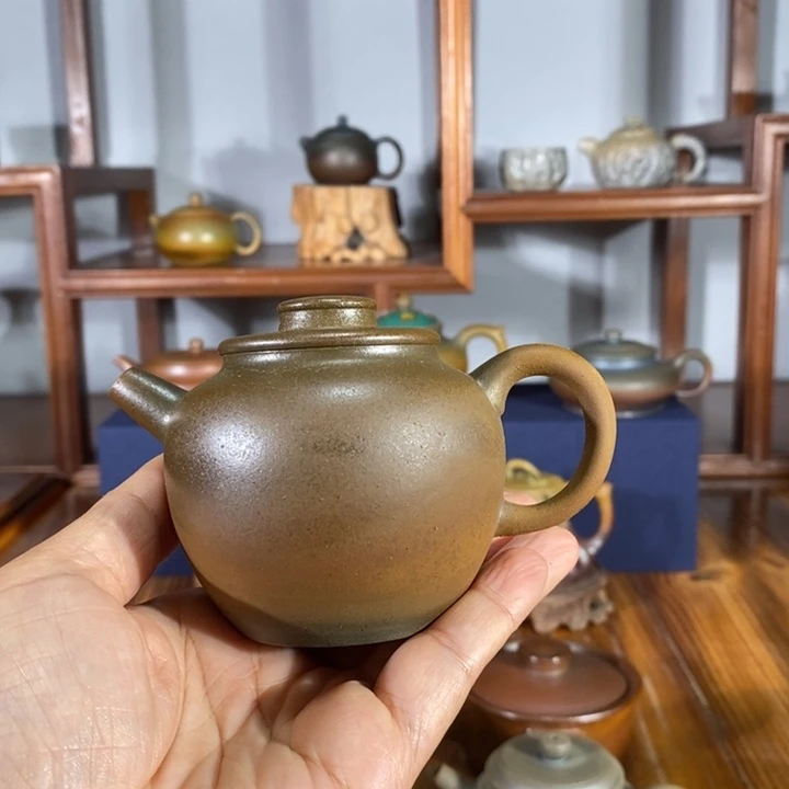 紫砂茶壶150cc巨轮珠 底槽清