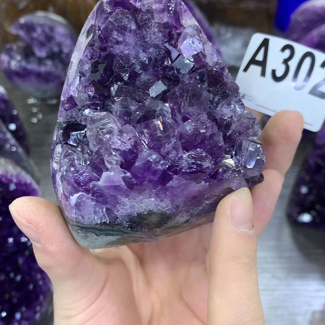 紫晶珠宝半成品未镶嵌302