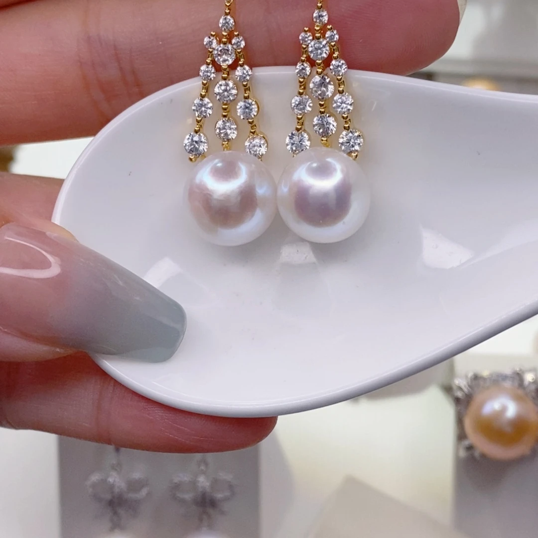 未镶嵌淡水珍珠耳饰