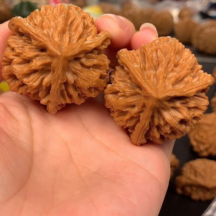 吊坠文玩核桃叶**李43三棱