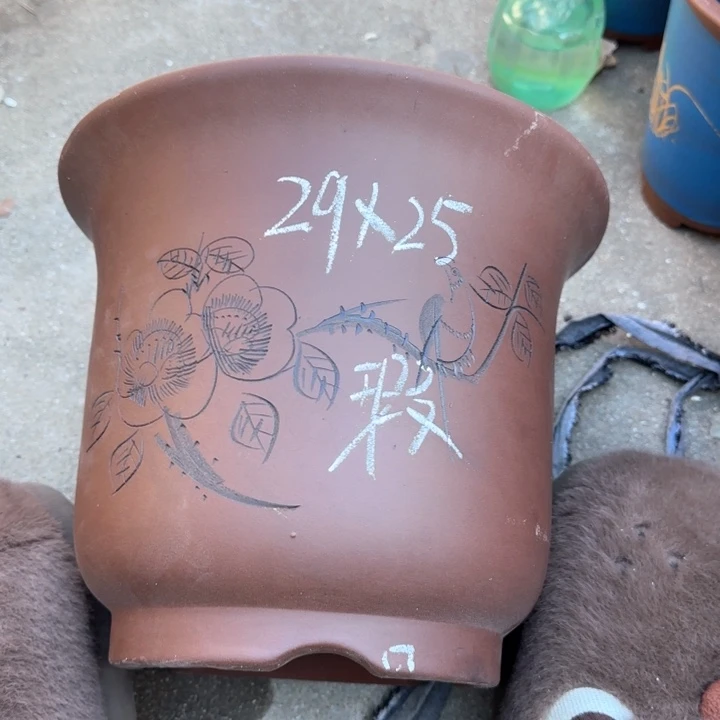 紫砂花盆特价清仓