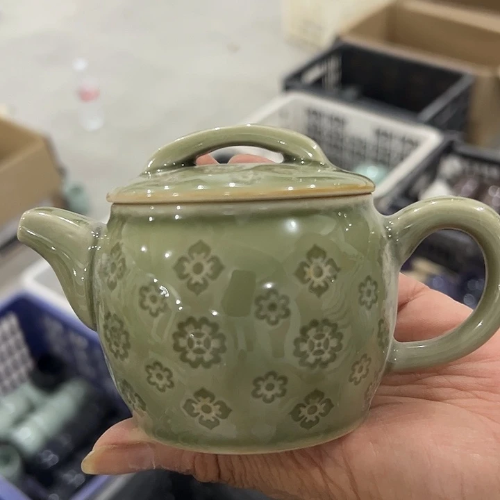 龙泉云间青瓷小米茶器