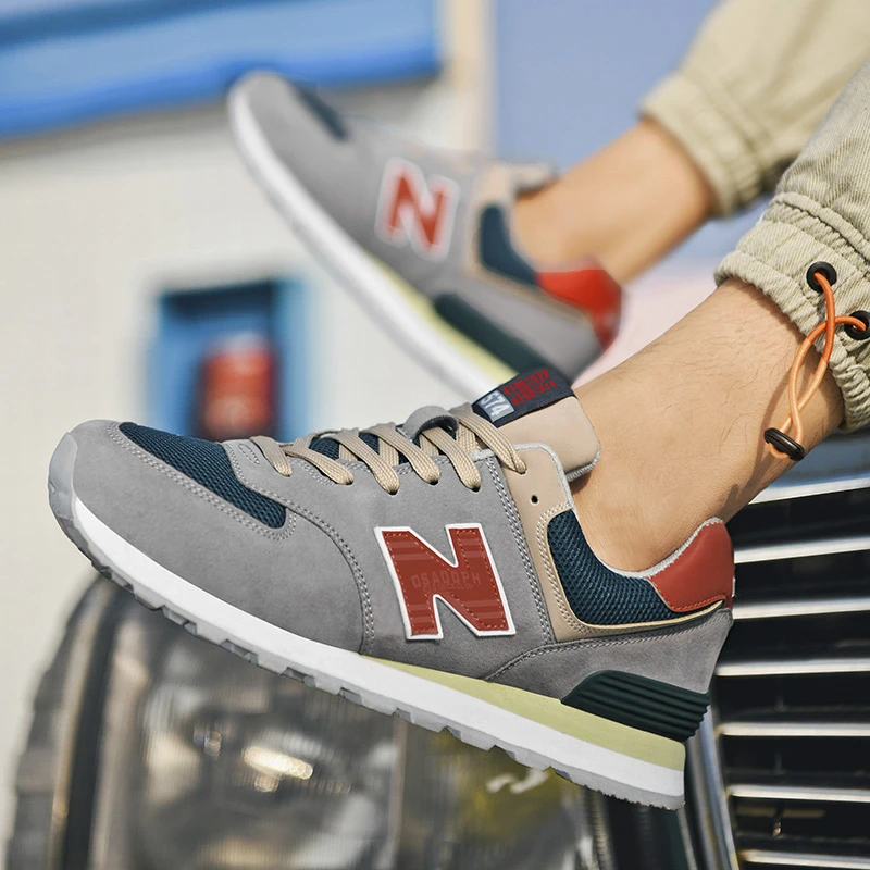 新百伦官方正品2025夏季新款情侣款潮流百搭男女鞋运动休闲阿甘鞋