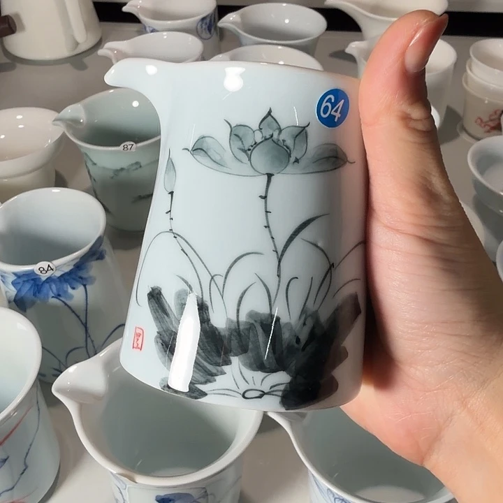 微瑕老物件影青系列墨盒公道64