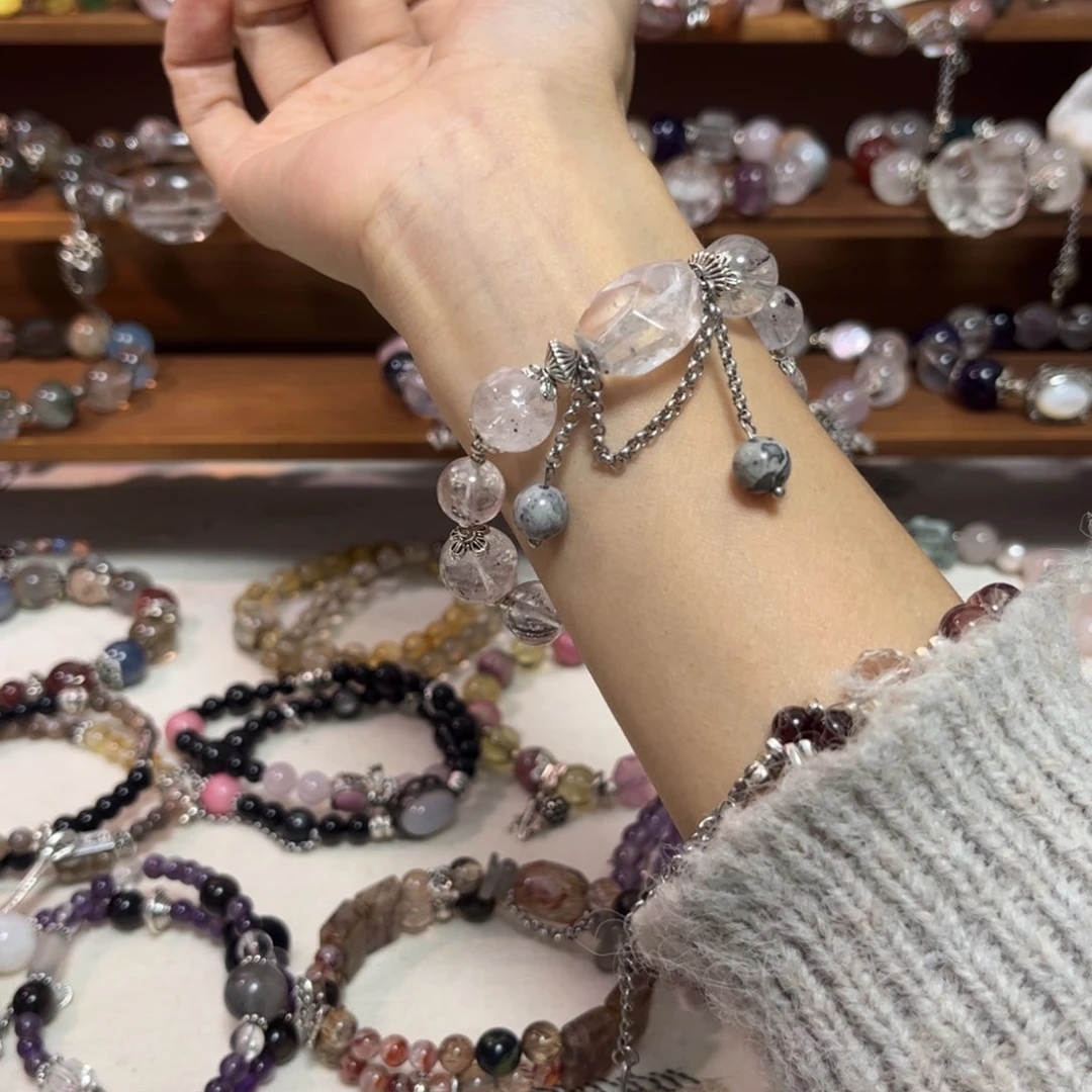 未镶嵌手链烟晶1