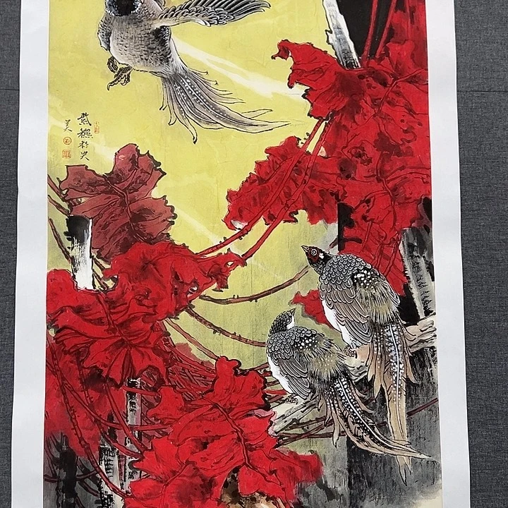 国画书画作品多次