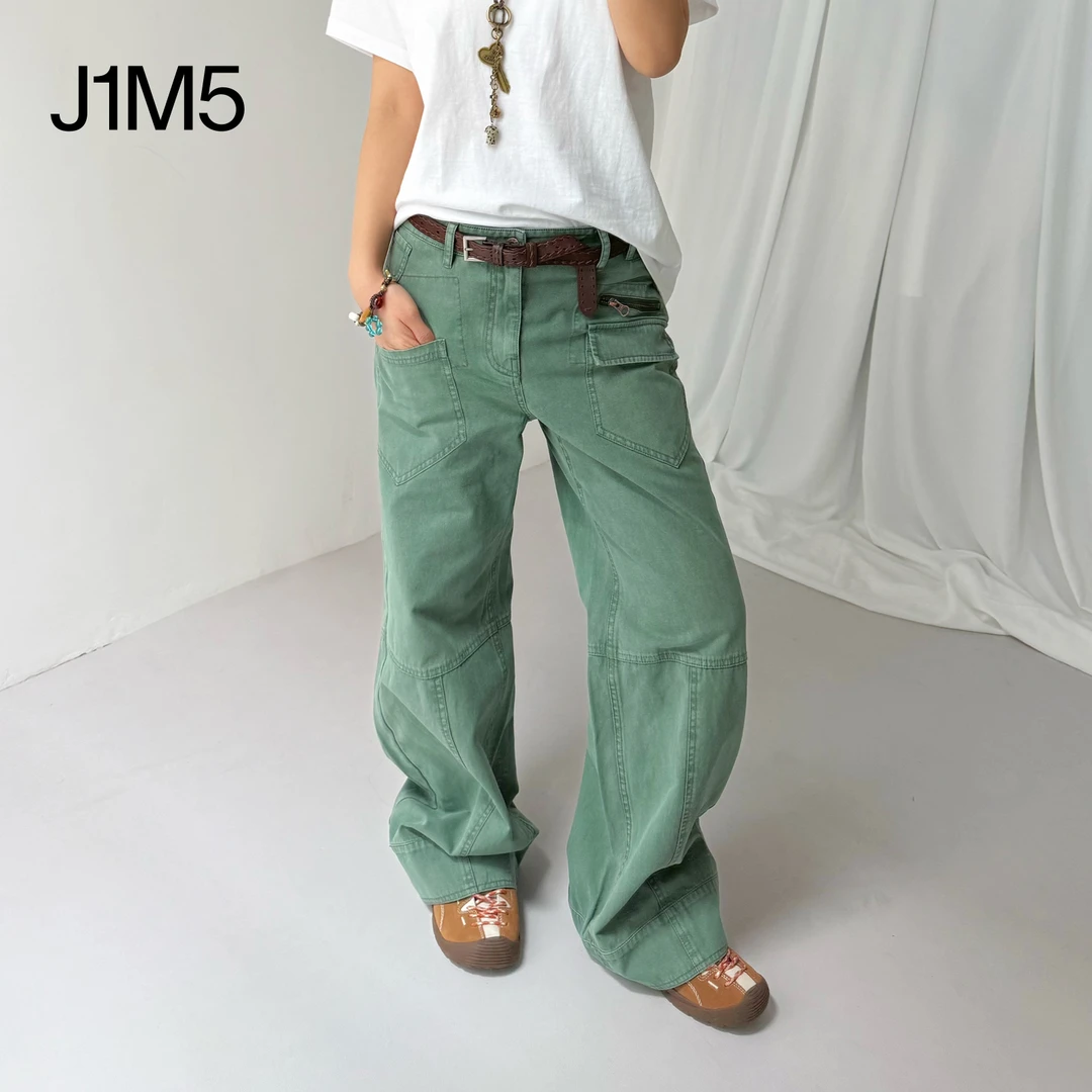 J1M5 SHORT SENTENCE 短句 25春夏 工装细节窄身长裤