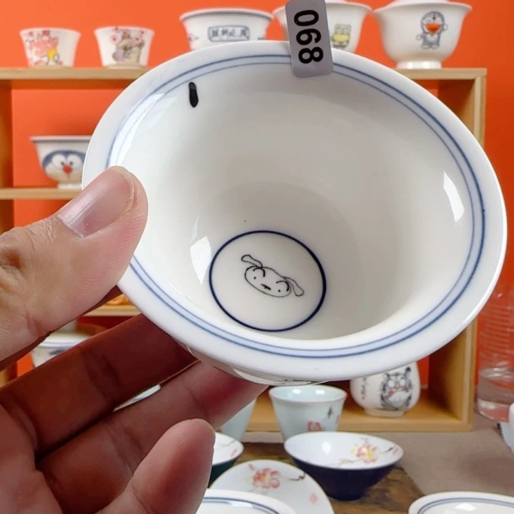 真**哦非正品手绘陶瓷茶具