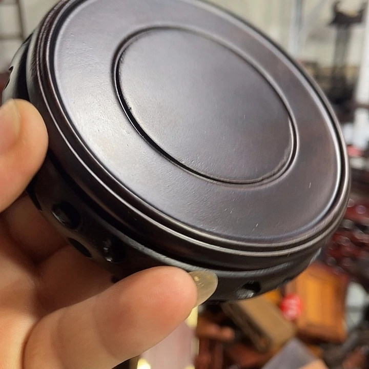 香榧木红木底座工艺品9公分