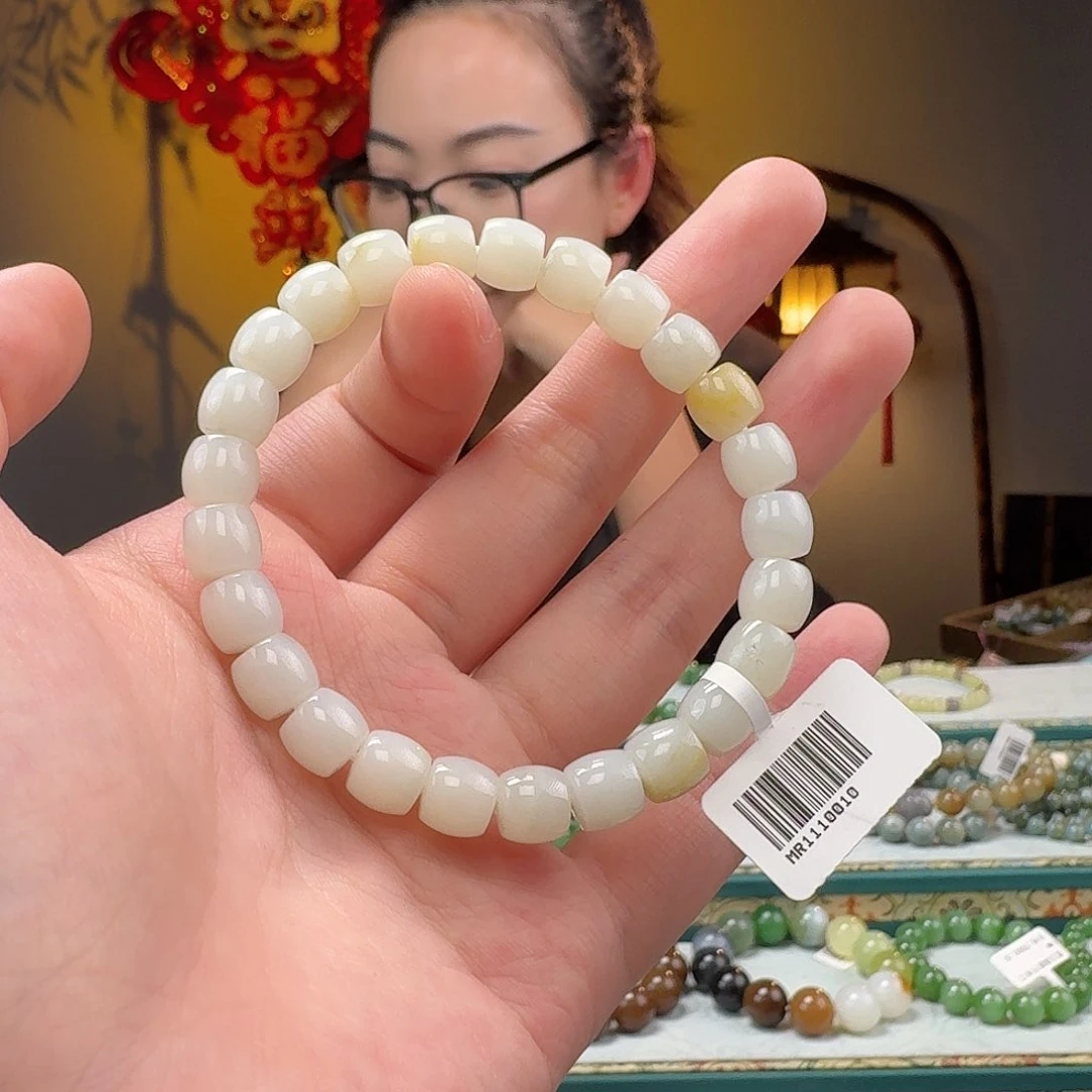 和田玉手串未镶嵌