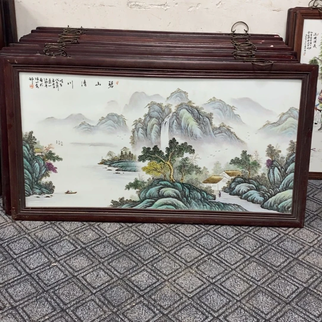 瓷120*66 景德镇瓷板画柴窑烧制