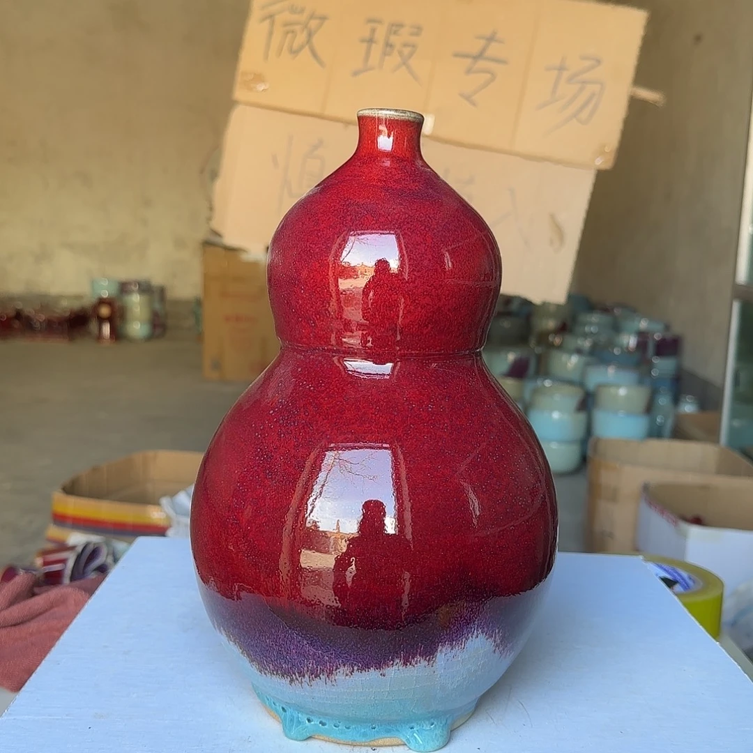 摆件陶郑家钧瓷摆件微瑕