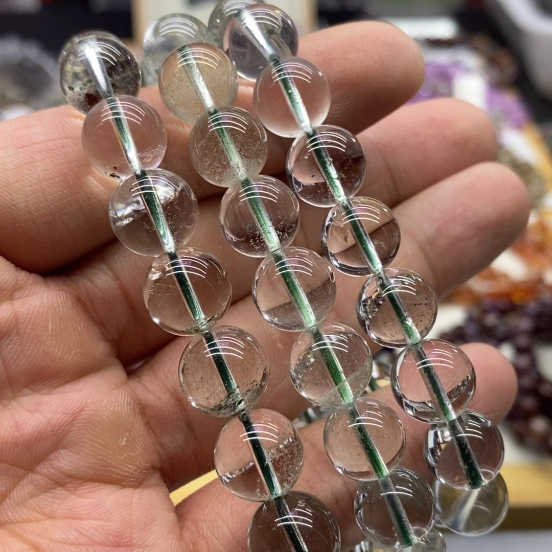 水晶手链未镶嵌多样性发货发一条