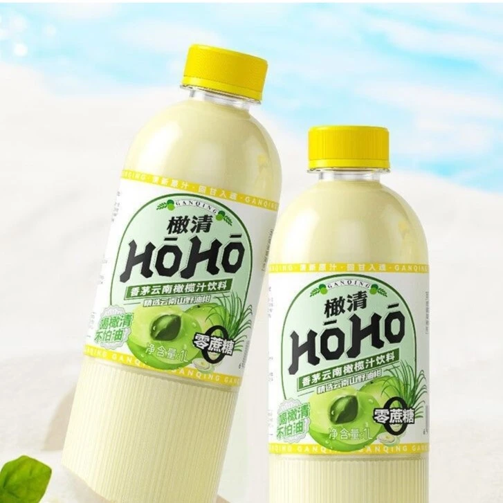 #HOHO橄清茉莉花果汁瓶装饮品爽口鲜果生榨橄榄汁