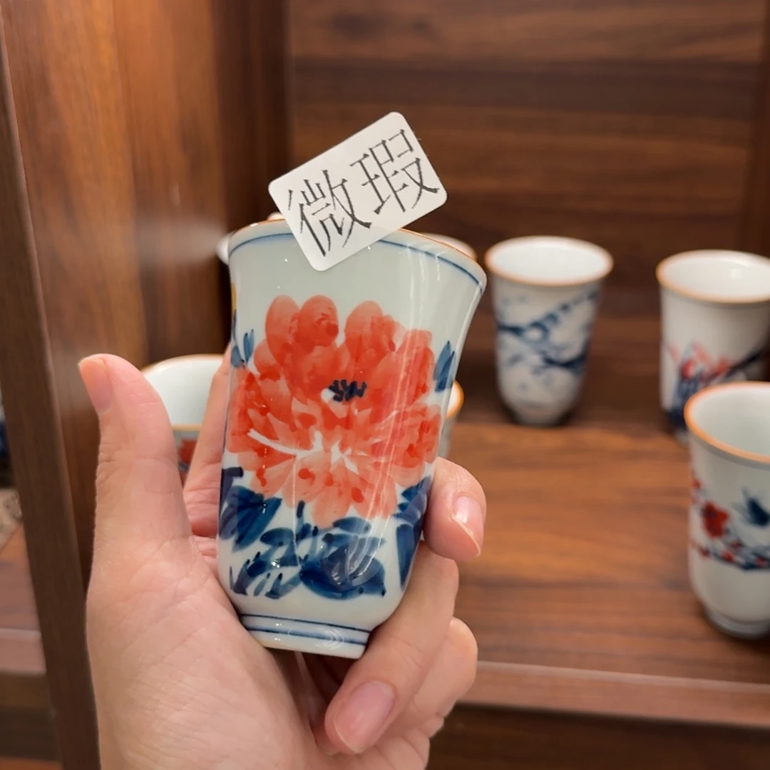 釉下彩纯手绘微瑕