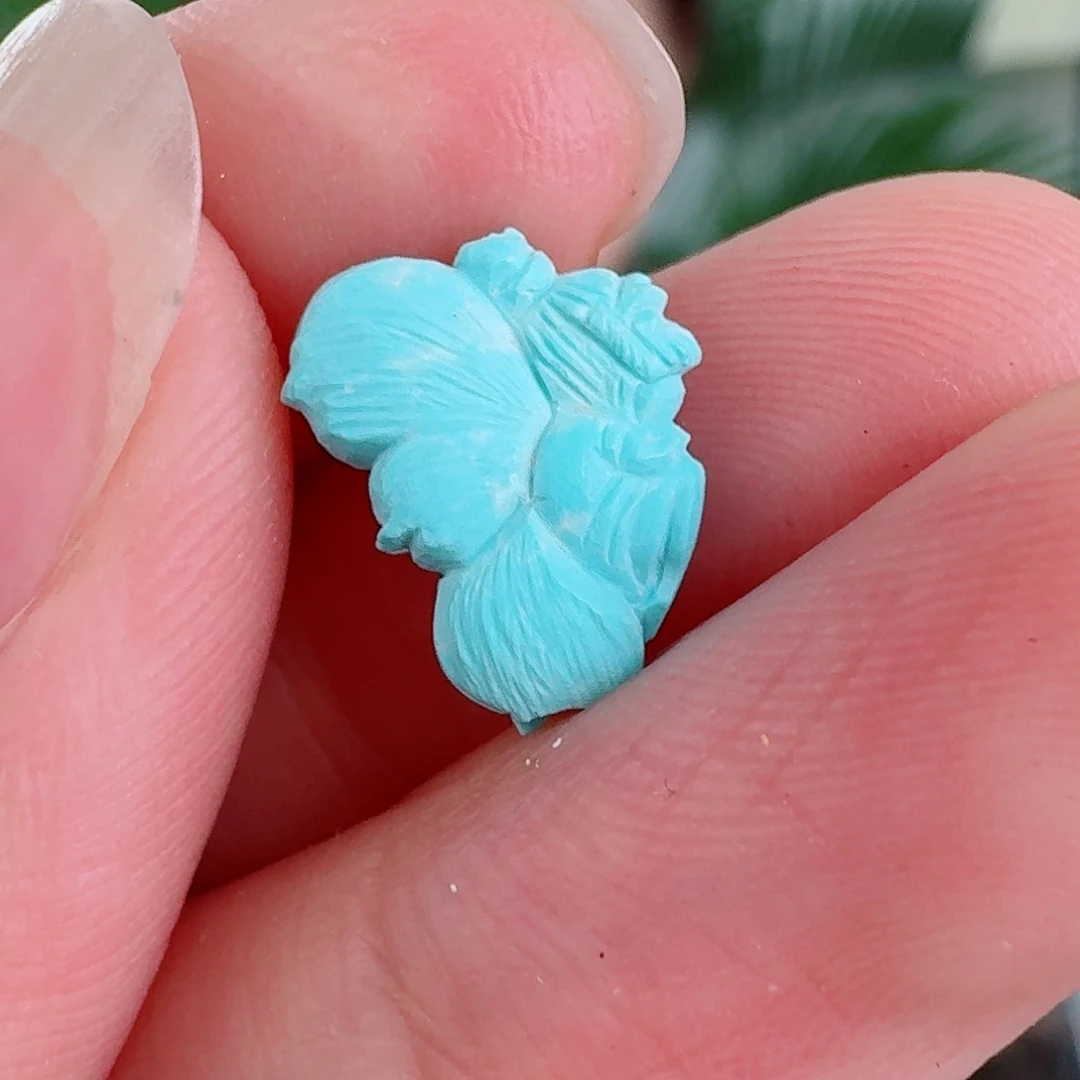 未镶嵌绿松石珠宝奇石