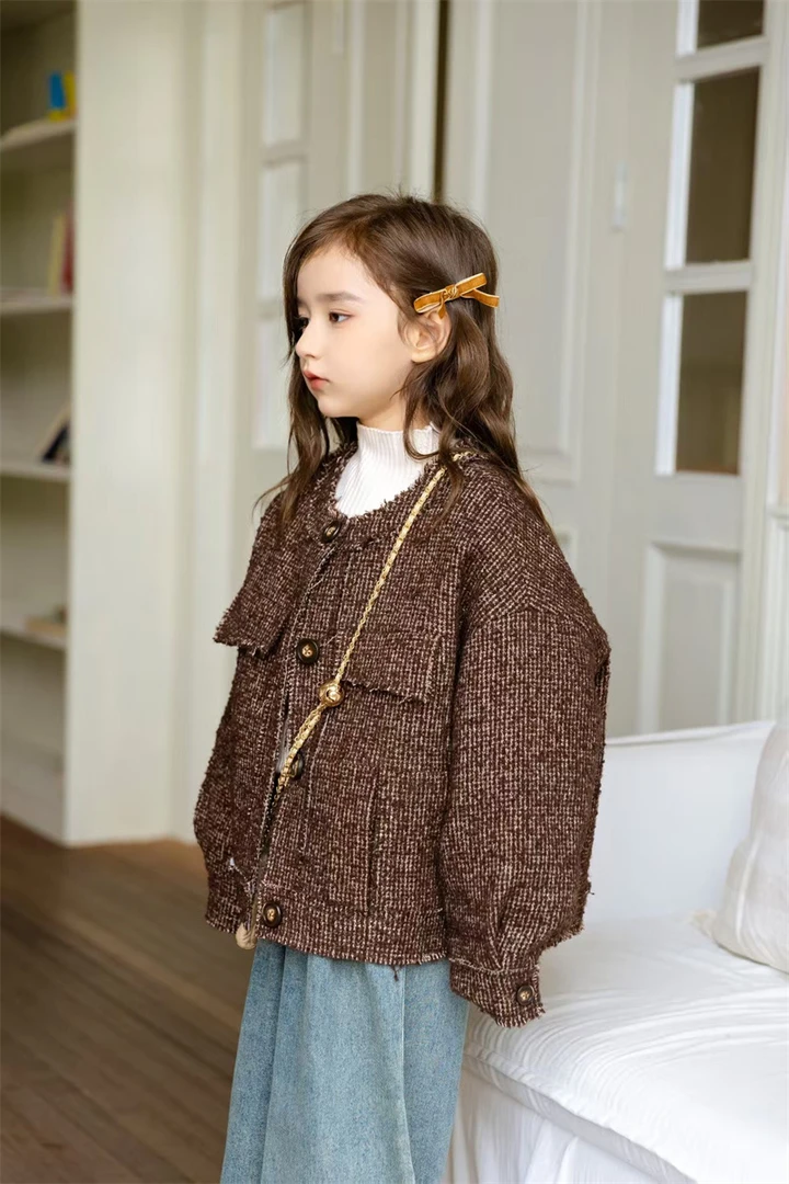 1119【胡】大童亲子时尚休闲加棉外套-24701