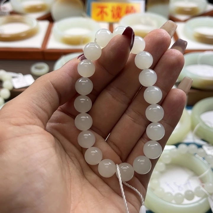 和田玉手串未镶嵌