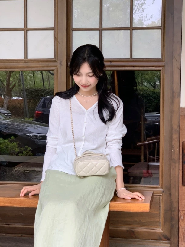 「芋米·云野」2025薄款长袖上衣