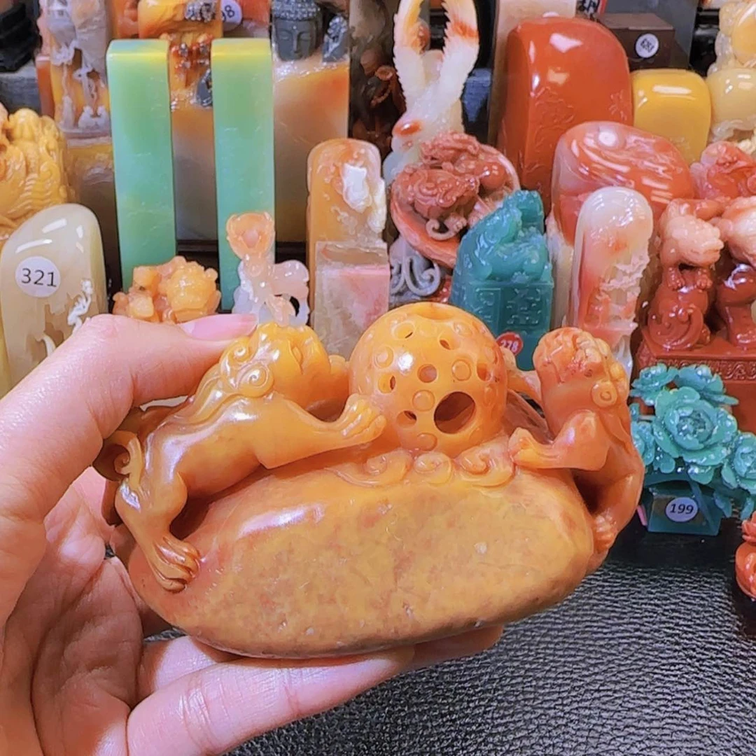 【闪购商品】寿山石印石解*寿山石印章