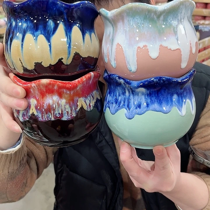 陶瓷陶瓷多肉植物花盆