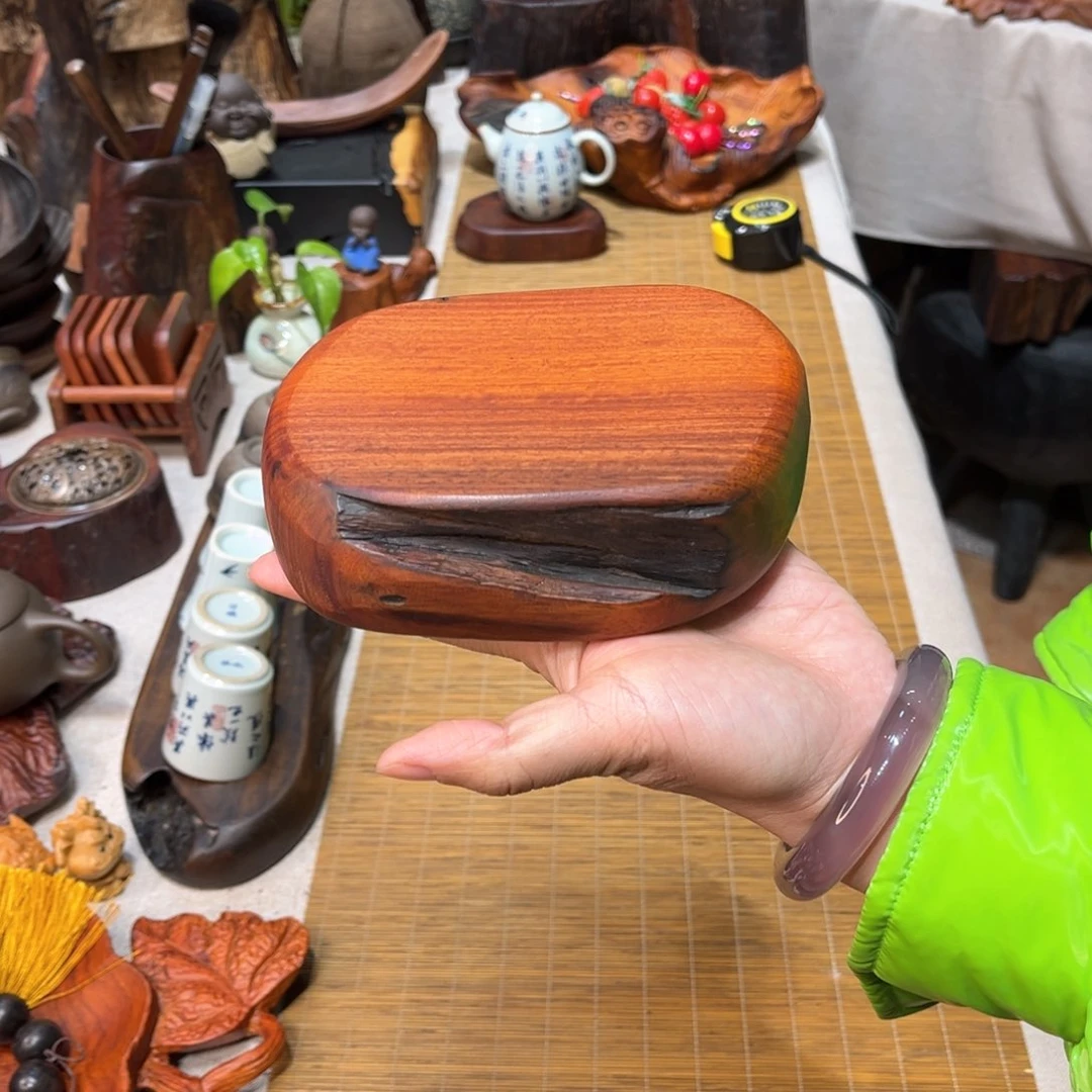 缅甸花梨壶承底座